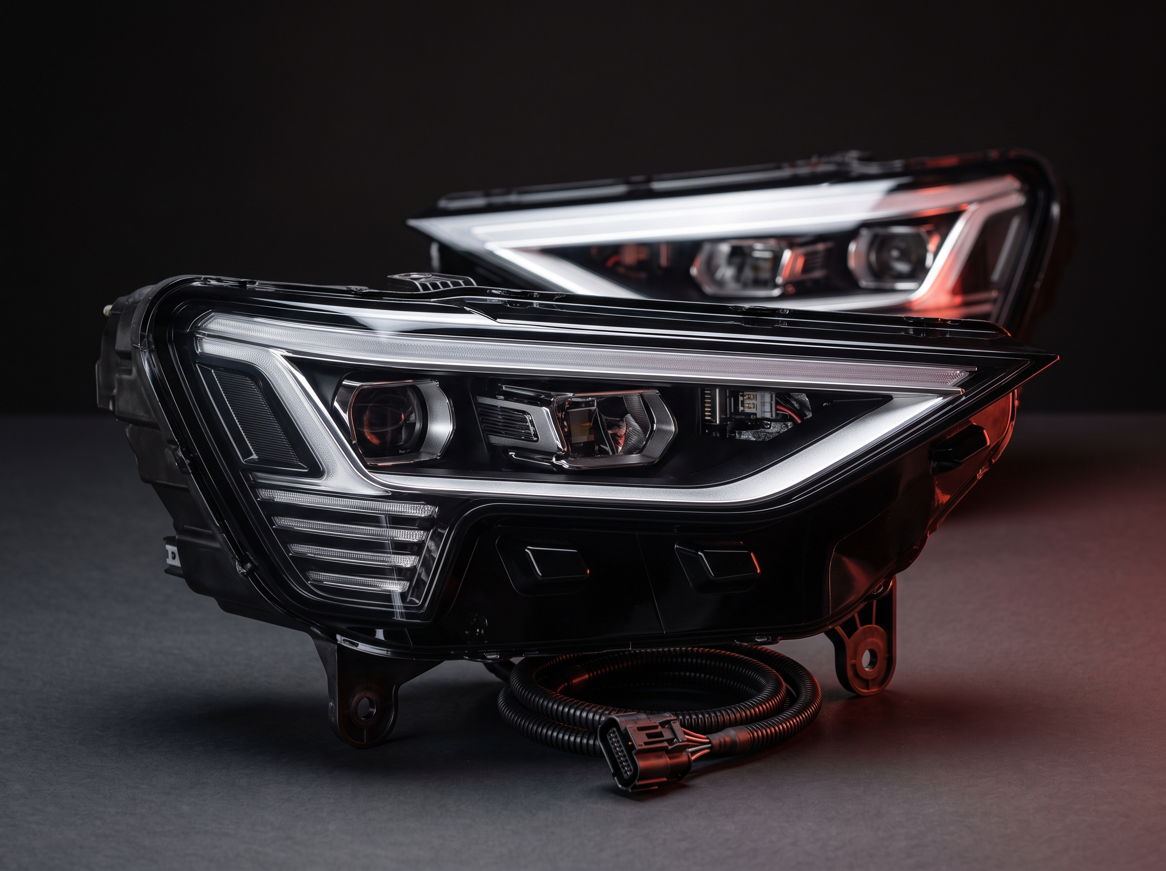 Tesla Model X OEM LED headlight assembly — genuine front lighting replacement part in stock