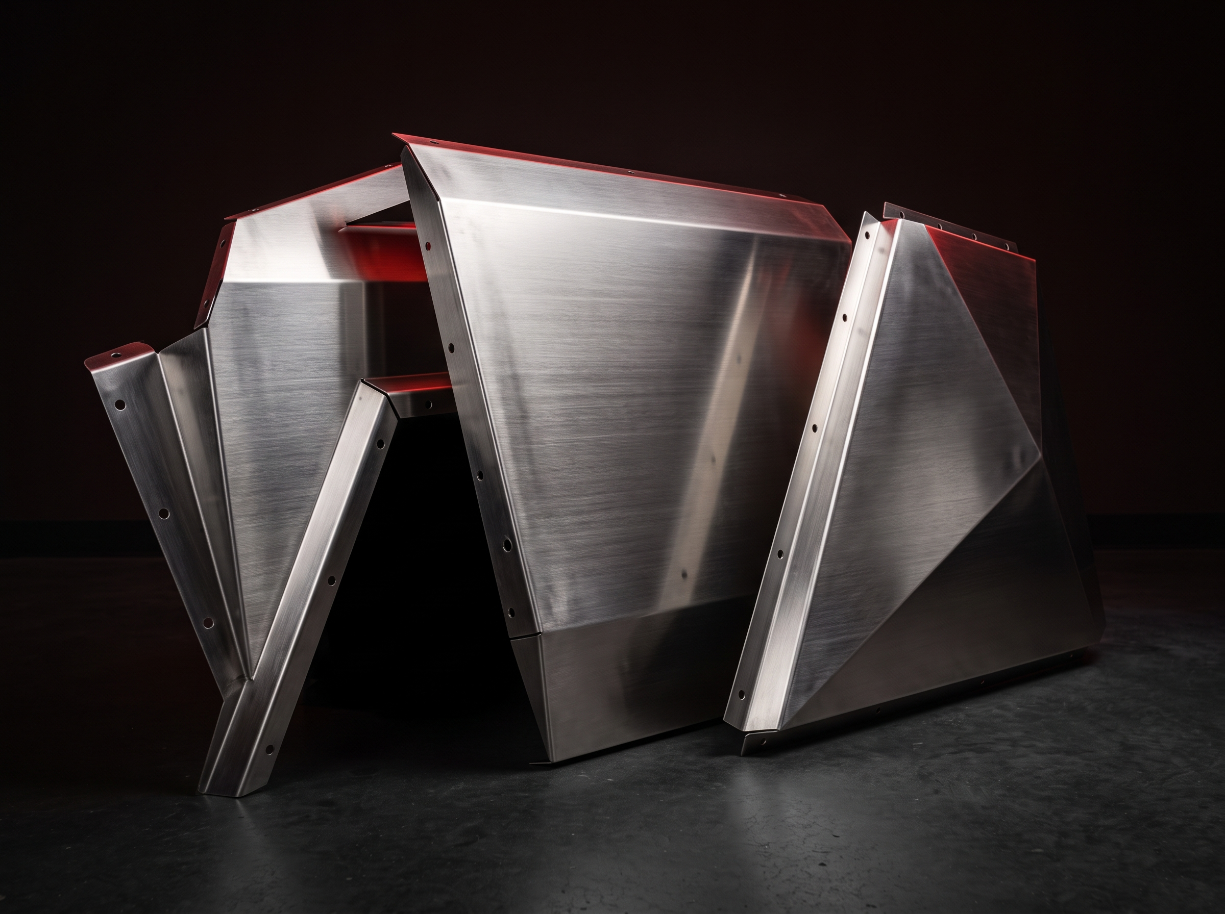 Tesla Cybertruck OEM stainless steel body panels — genuine exterior structural replacement parts in stock